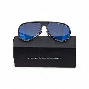 Porsche Design Black and Blue Sunglasses
